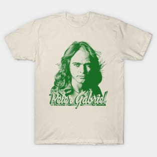 33 peter gabriel - green solid style T-Shirt